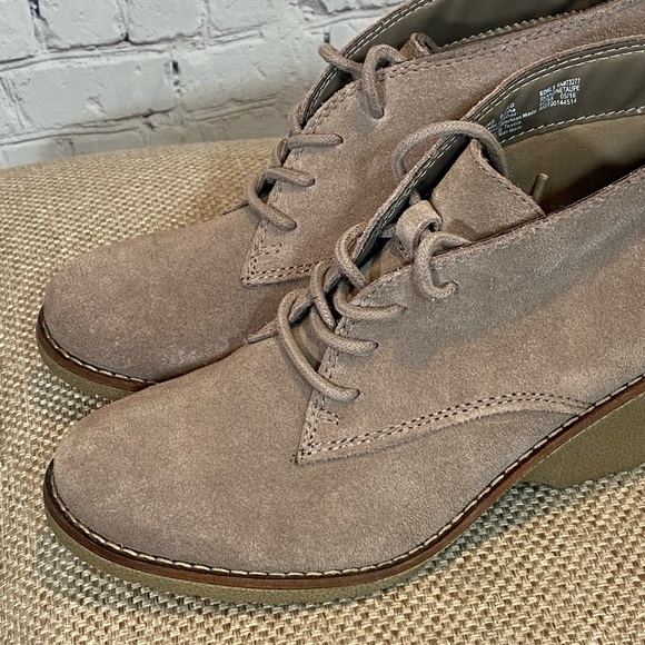 SONOMA Suede Wedge Booties-8 - Picture 5 of 7